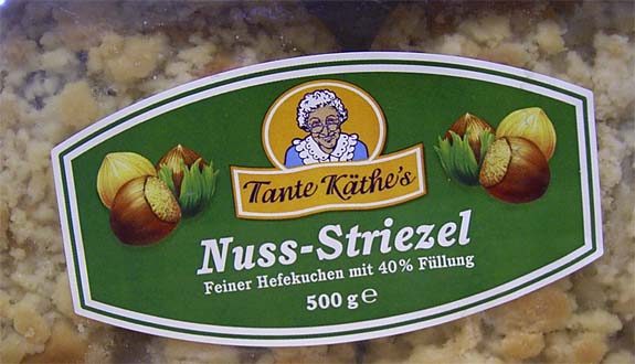 Tante Kaethes Nuss Striezel