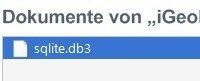 iTunes Synchronisation der GSAK-Datenbank