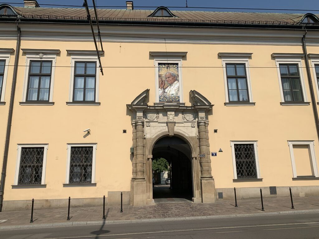 Krakau: Papstfenster