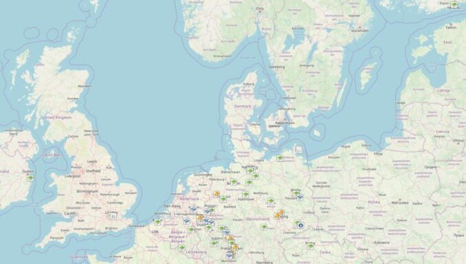 Caches mit mehr als 2000 Favoritenpunkten in Europa