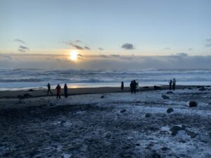 Der schwarze Strand Reynisfjara