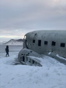 Flugzeugwrack am Strand von Sólheimasandur