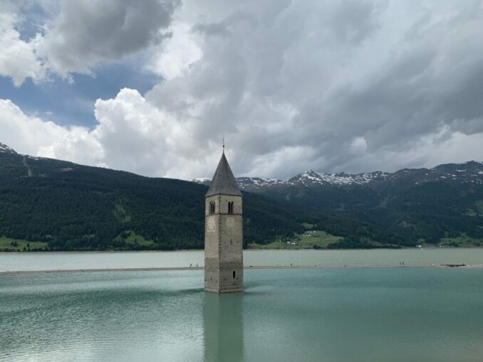 Kirchturm im Reschensee