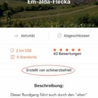 Adventure Lab Caches – Übersicht in der App