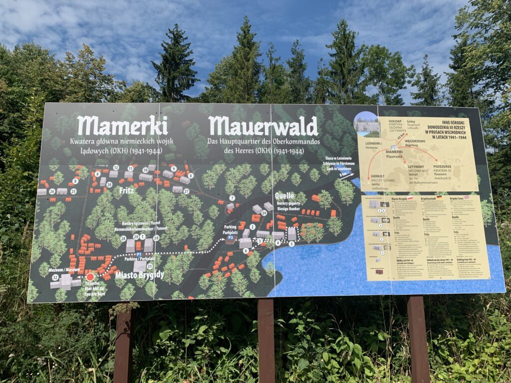 Mauerwald: Übersichtsplan