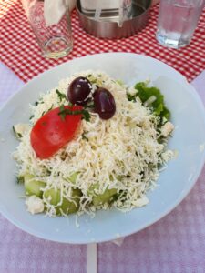Schopska Salat Gostilnica Grne, Ohrid (Mazedonien)