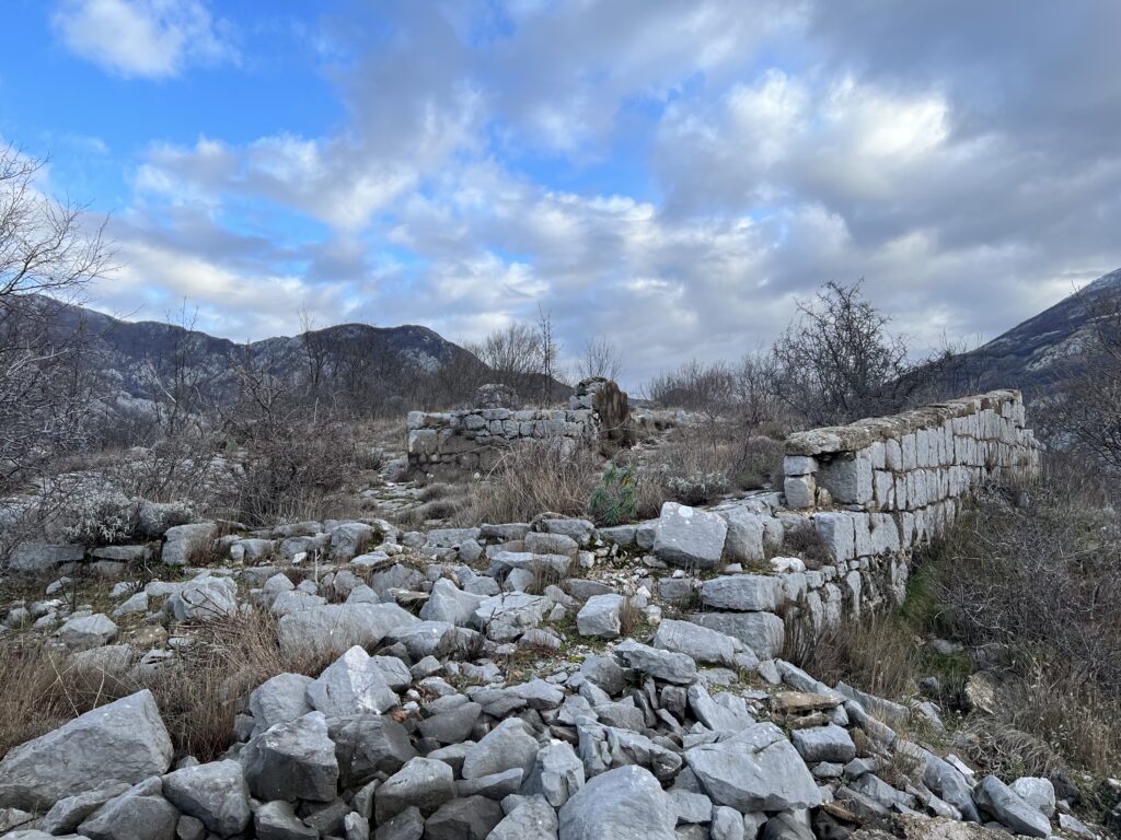 Montenegro: Reste von Fort Greben