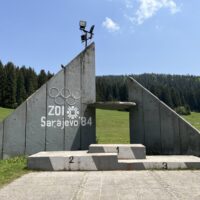 Siegerpodest auf dem Igman (BiH)